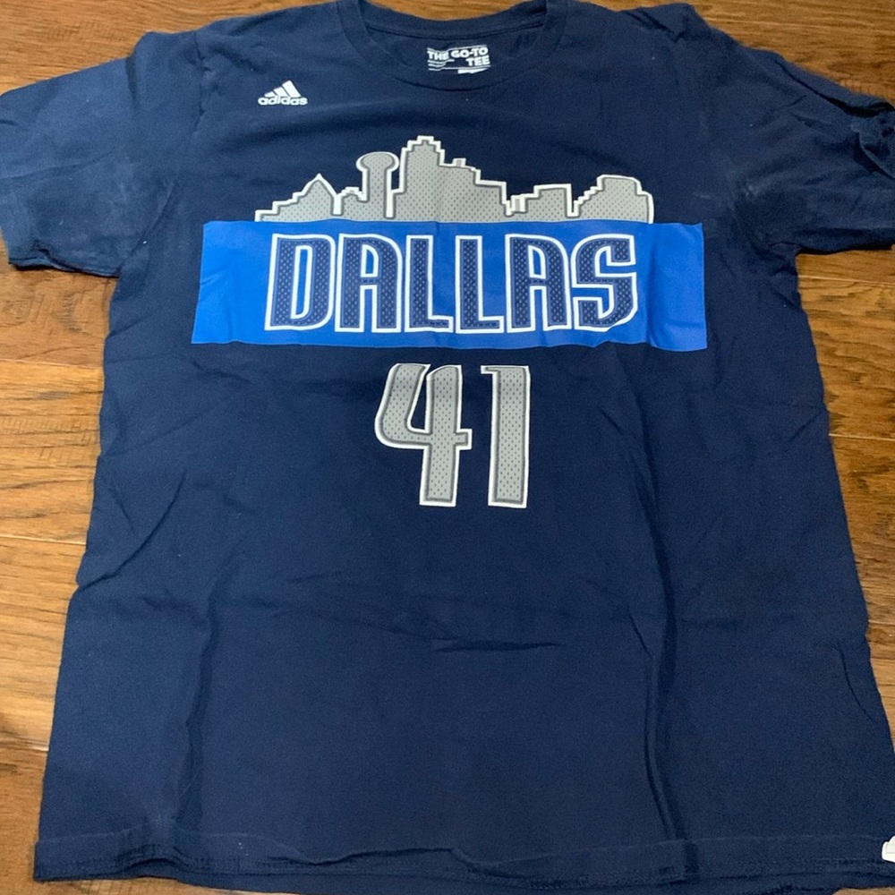 Adidas Dallas mavericks short sleeve tee